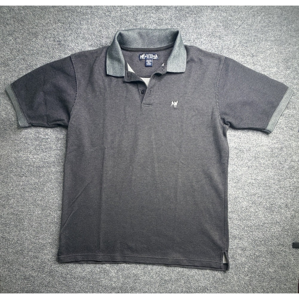 Big Dogs Polo Shirt Mens XL Gray Embroidered Logo Heavy Cotton Casual Gray